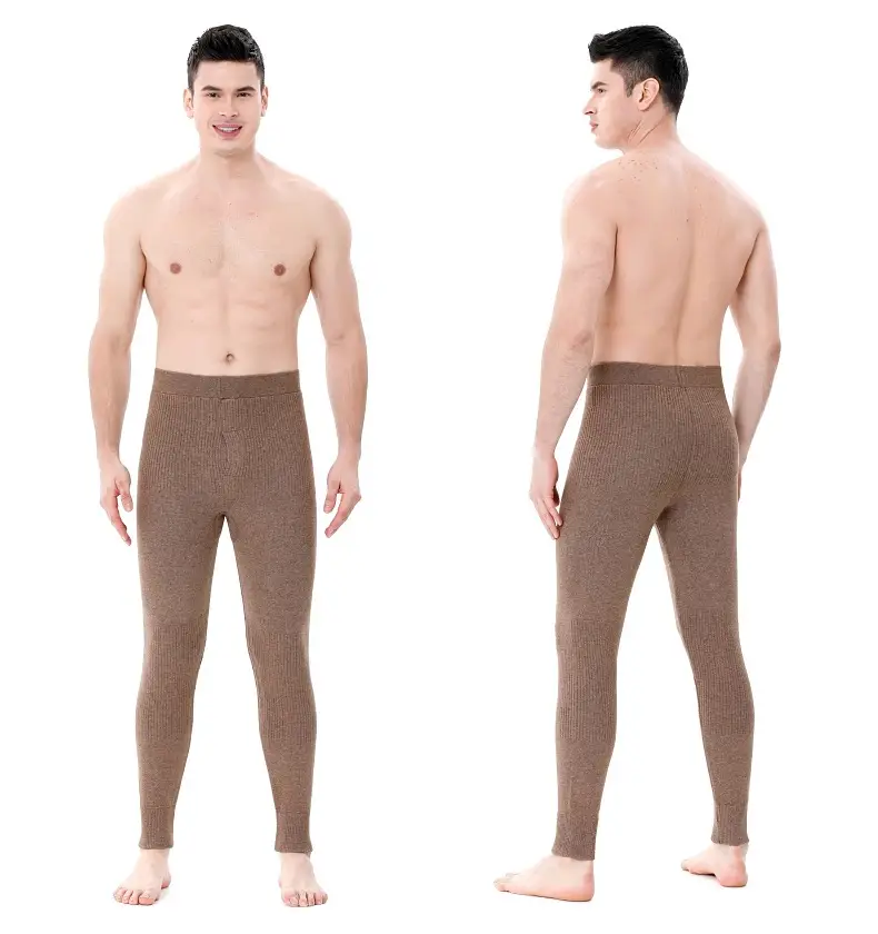 Wholesale and Retail Wool Pants for Men, Thickened Autumn and Winter New Inner Wear Warm Pants for Women, Cashmere Pants, High-Waisted Knitted Wool Pants — feature 18