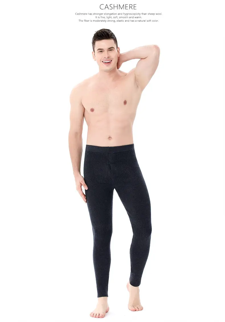 Wholesale and Retail Wool Pants for Men, Thickened Autumn and Winter New Inner Wear Warm Pants for Women, Cashmere Pants, High-Waisted Knitted Wool Pants — feature 22