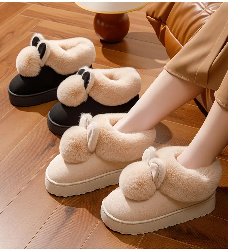 Women's Winter Plush Slippers with Heel 2025 — feature 13