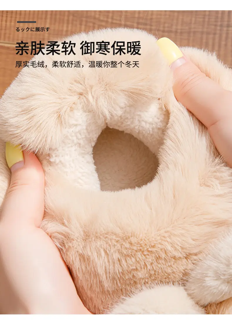 Women's Winter Plush Slippers with Heel 2025 — feature 7