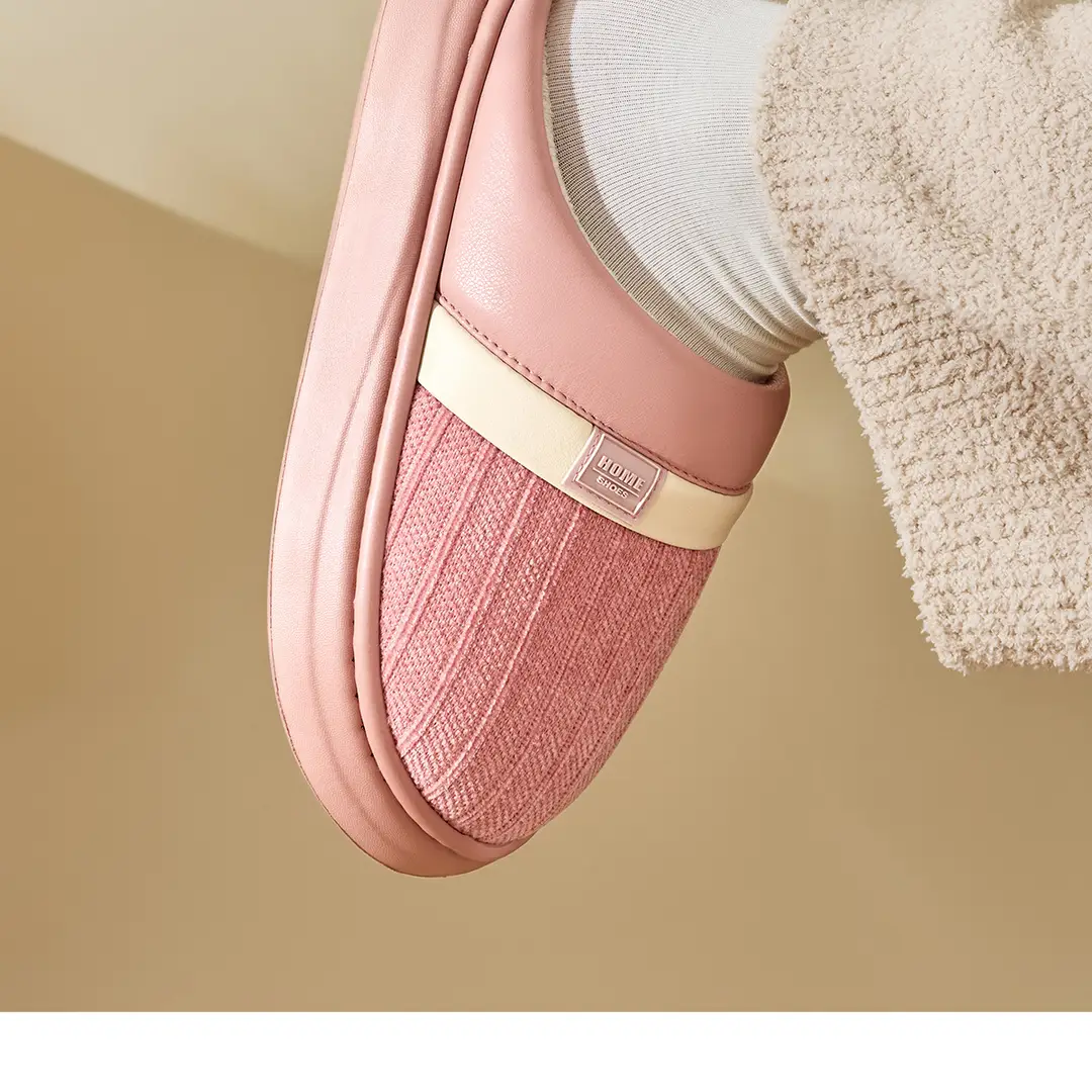 Jialiya Cotton Slippers for Men Autumn and Winter 2025 New Indoor Home Warm Elderly Anti-Slip Antibacterial Slippers for Women — feature 10