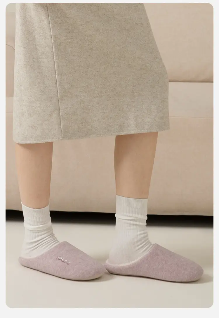 Puxiqingyan Women's Cotton Slippers Thin-Soled Comfortable Floor Mops Home Special Cotton Slippers Men's Warm Plush Slippers — feature 13