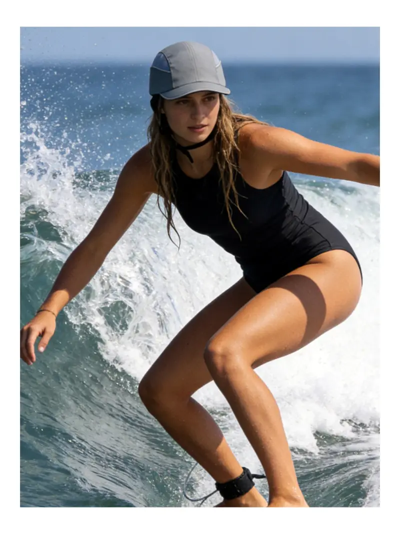 Black Windproof Sea Surfing Hat with Adjustable Strap — feature 21