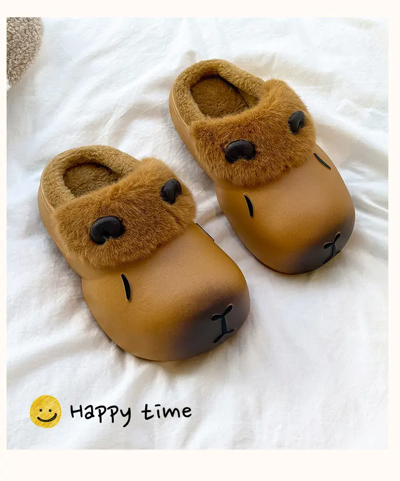 Women's Fleece Lined Warm Slippers, Waterproof, Non-Slip, Po-Color — feature 10