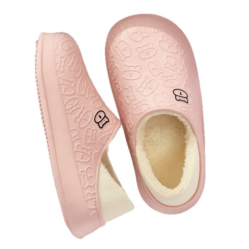Waterproof Plush Slippers Women Winter 2025 - Image 12