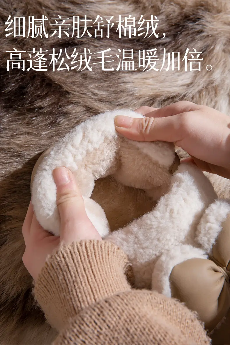 Cotton Slippers for Women in Autumn and Winter Home Non-Slip and Warm 2025 New Cute Plush Bow Bag Heel Cotton Slippers — feature 4