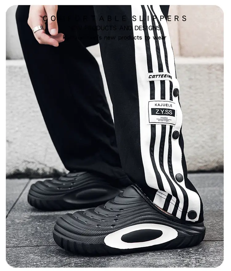 Plus Size Cotton Slippers for Men in Winter New Style Fleece-Lined Warm Thick-Soled Outer Wear Waterproof Anti-Slip Couple's Slip-On Cotton Shoes — feature 10