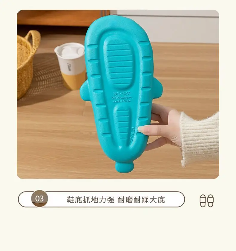 Women Winter Cute Cotton Slippers with Eyes — feature 7