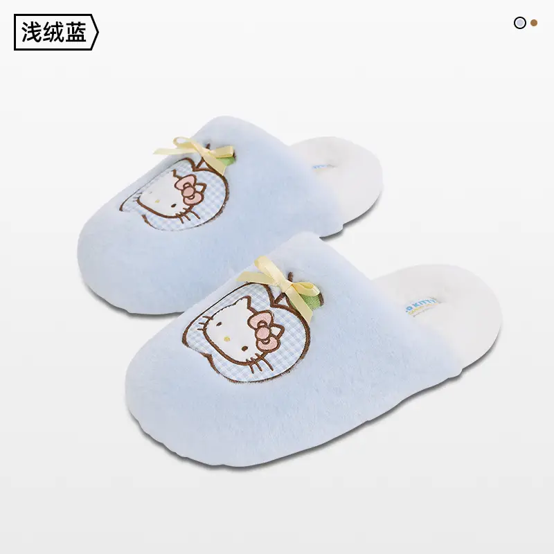 Women Cotton Warm Slippers Winter Indoor Cross Border