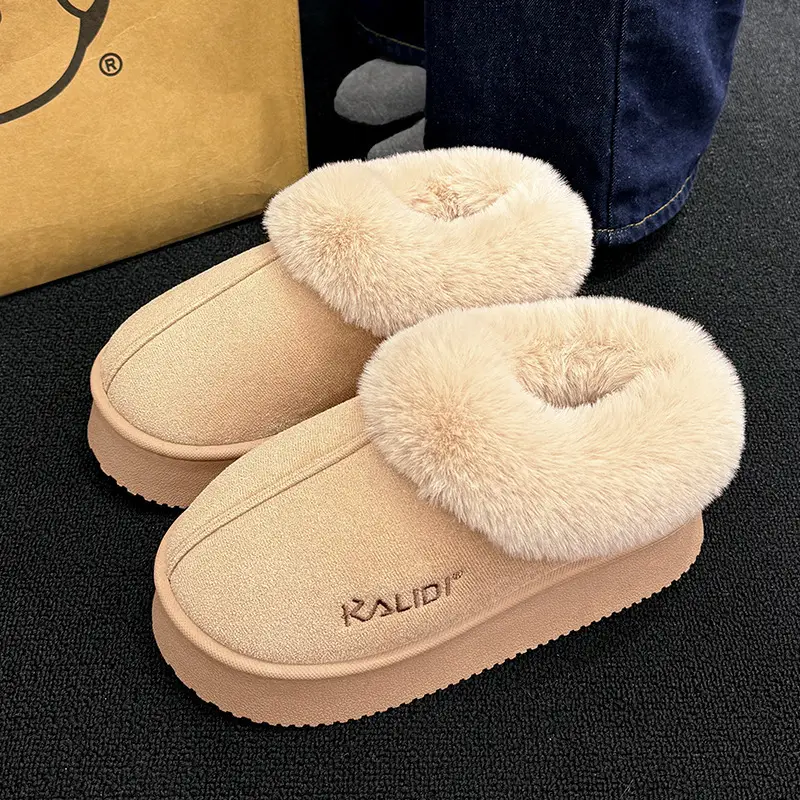 Winter Women's Warm Fur Slippers 4.0 CM - Image 6