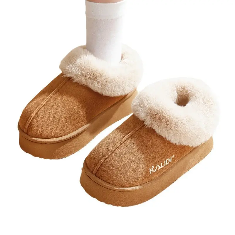 Winter Women's Warm Fur Slippers 4.0 CM - Image 7