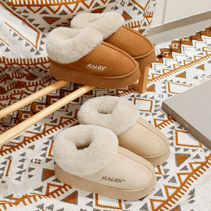 Winter Women's Warm Fur Slippers 4.0 CM — feature 1