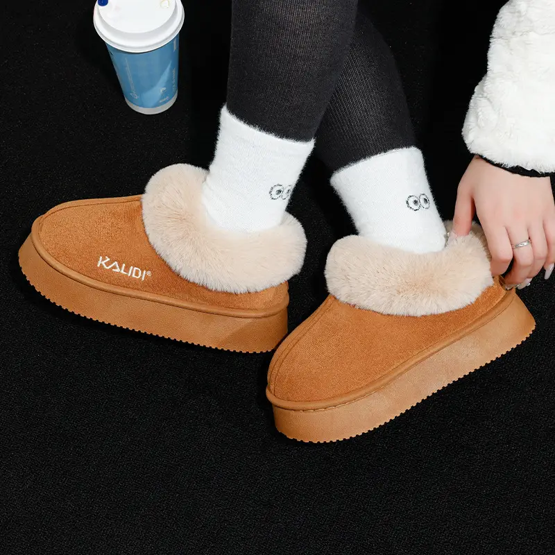 Winter Women's Warm Fur Slippers 4.0 CM — feature 2