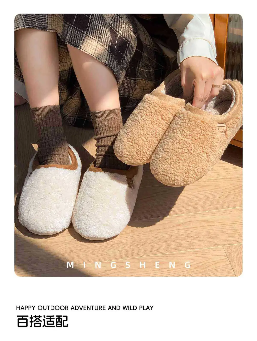 Cotton Slippers for Women Winter New 2025 Couples Indoor Home Non-Slip Warm Plus Plush Fur Slippers Cotton Shoes for Men Winter — feature 6