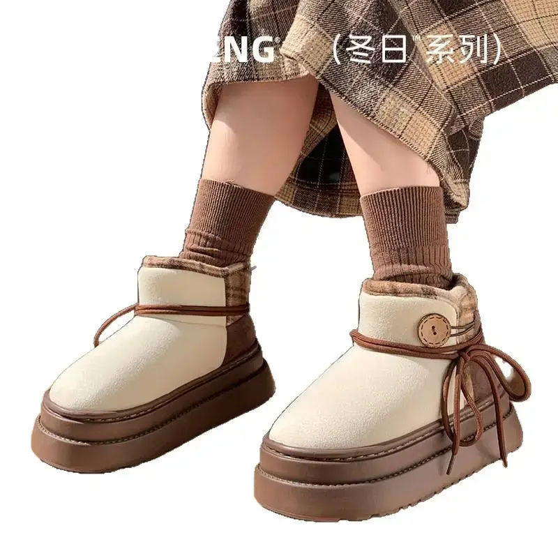 2025 Winter Buttoned Boots Super Comfortable Warm Outdoor Wear - Image 8
