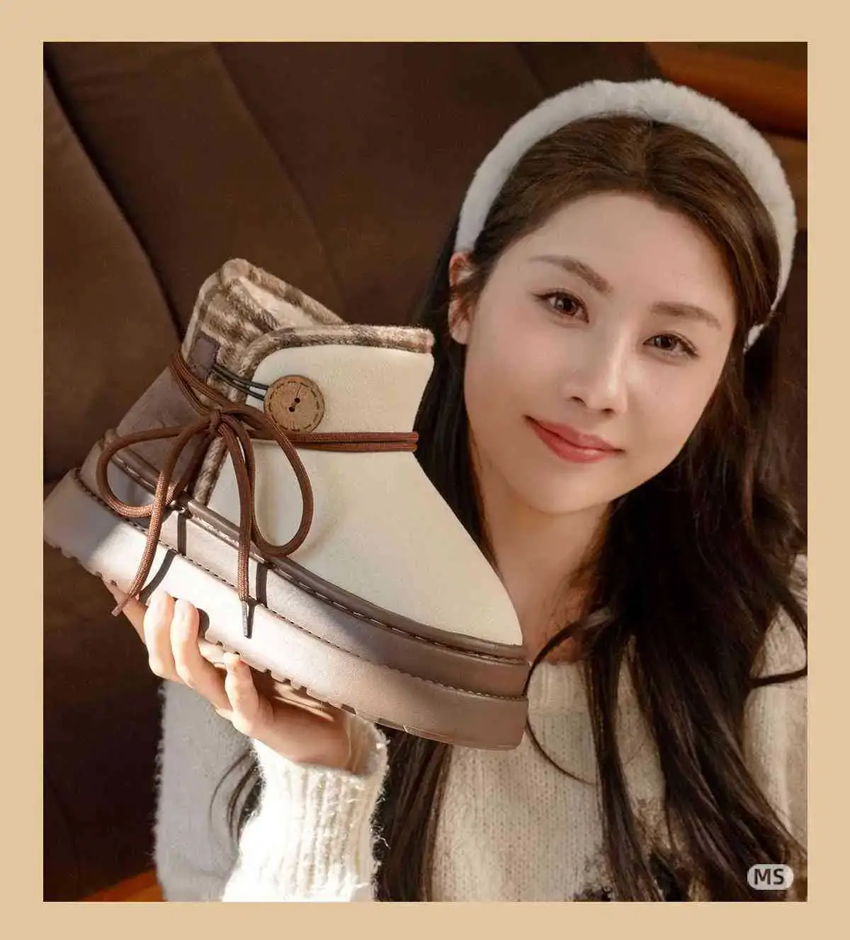 2025 Winter Buttoned Boots Super Comfortable Warm Outdoor Wear — feature 5