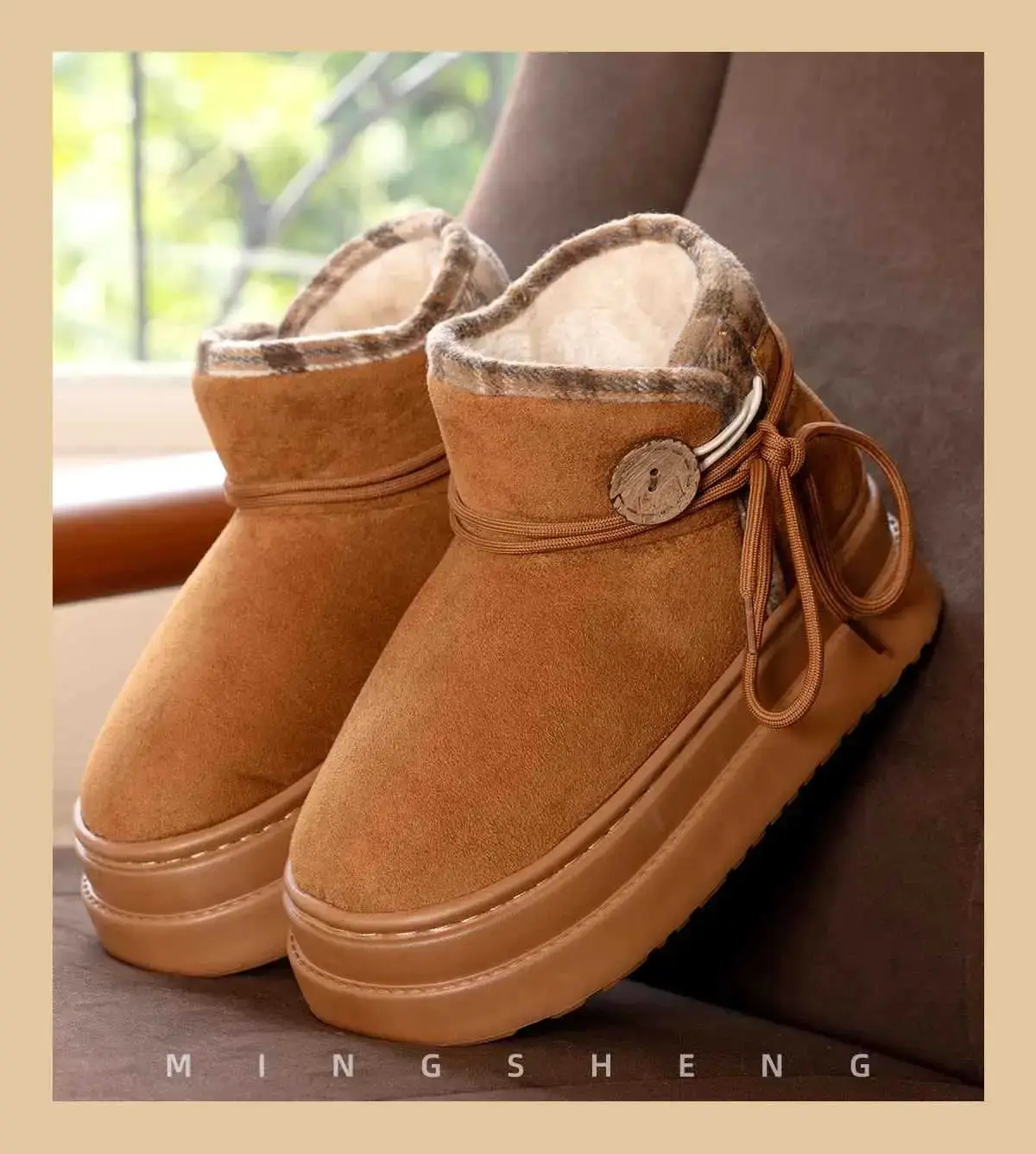 2025 Winter Buttoned Boots Super Comfortable Warm Outdoor Wear — feature 7