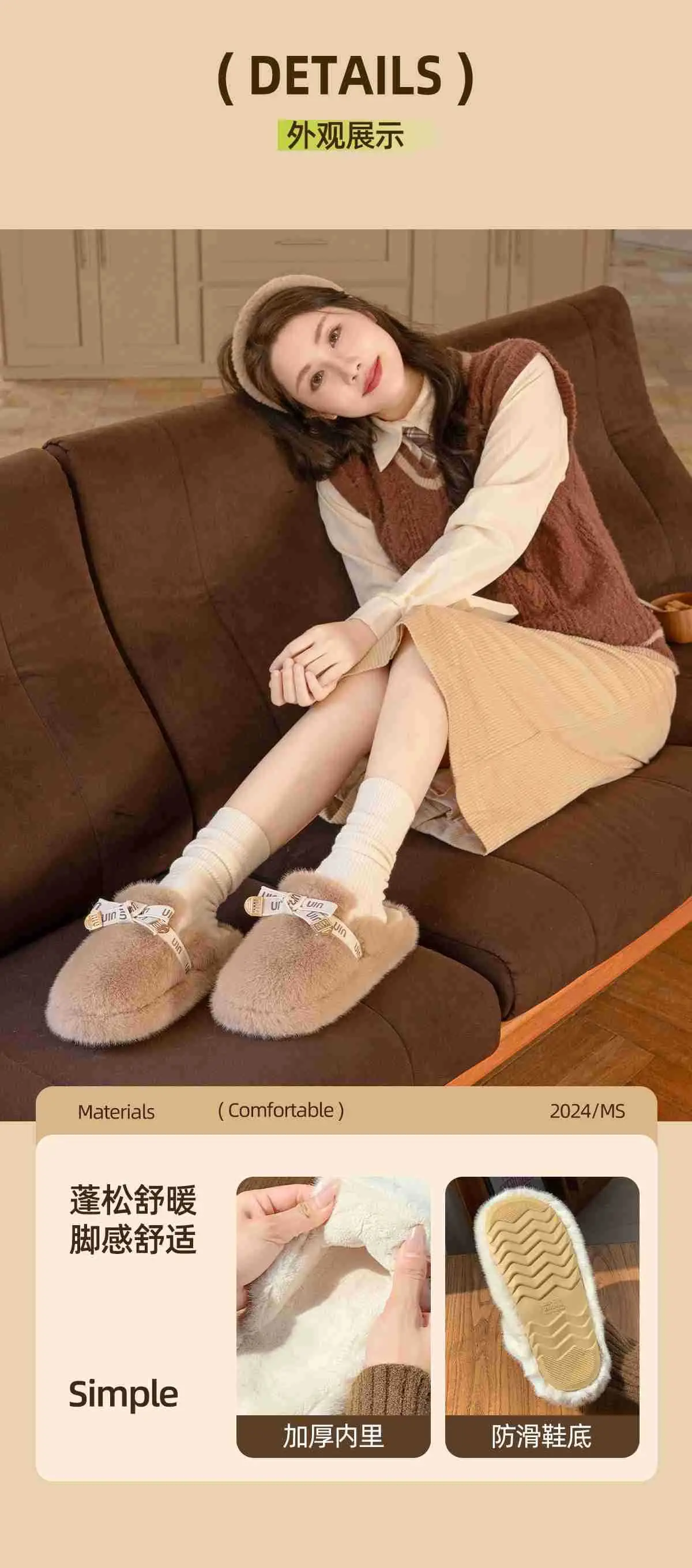 Winter Fur Gloves with Money Embellishments for Women — feature 10