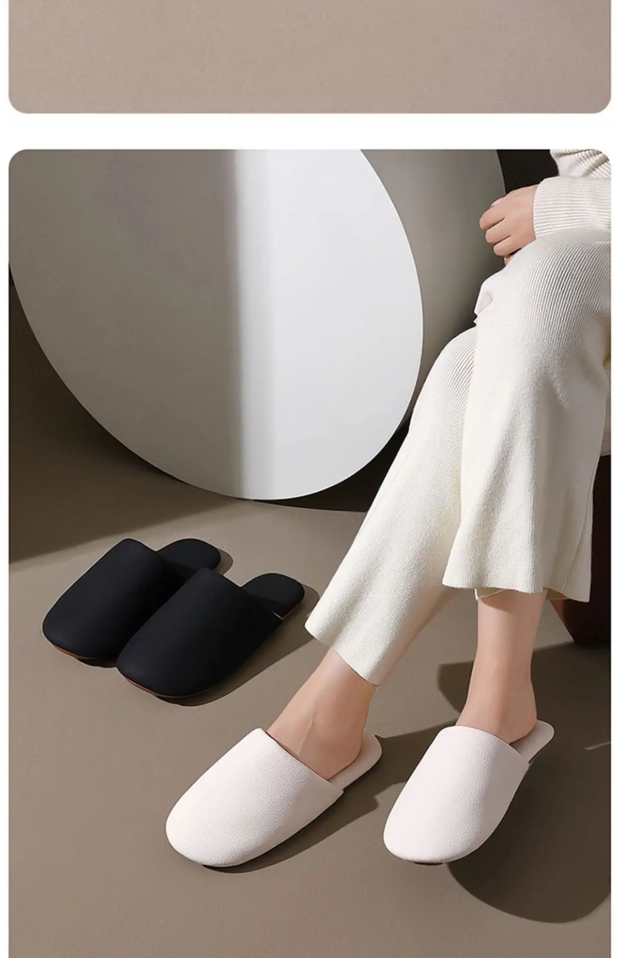 2025 Anti-Slip Postpartum Slippers Women White Brown — feature 17
