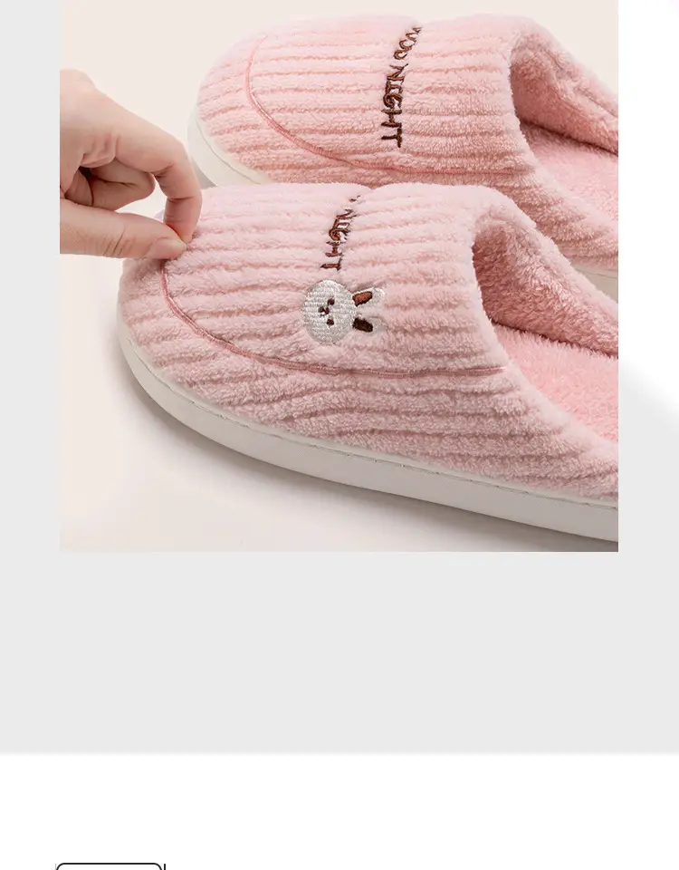 Lidani Cotton Warm Slippers Green Non-Slip — feature 9