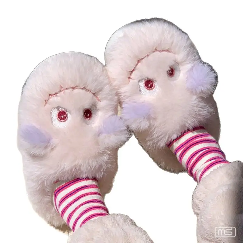 2025 Cartoon Cotton Slippers for Kids Home Outdoor Wear - Image 6