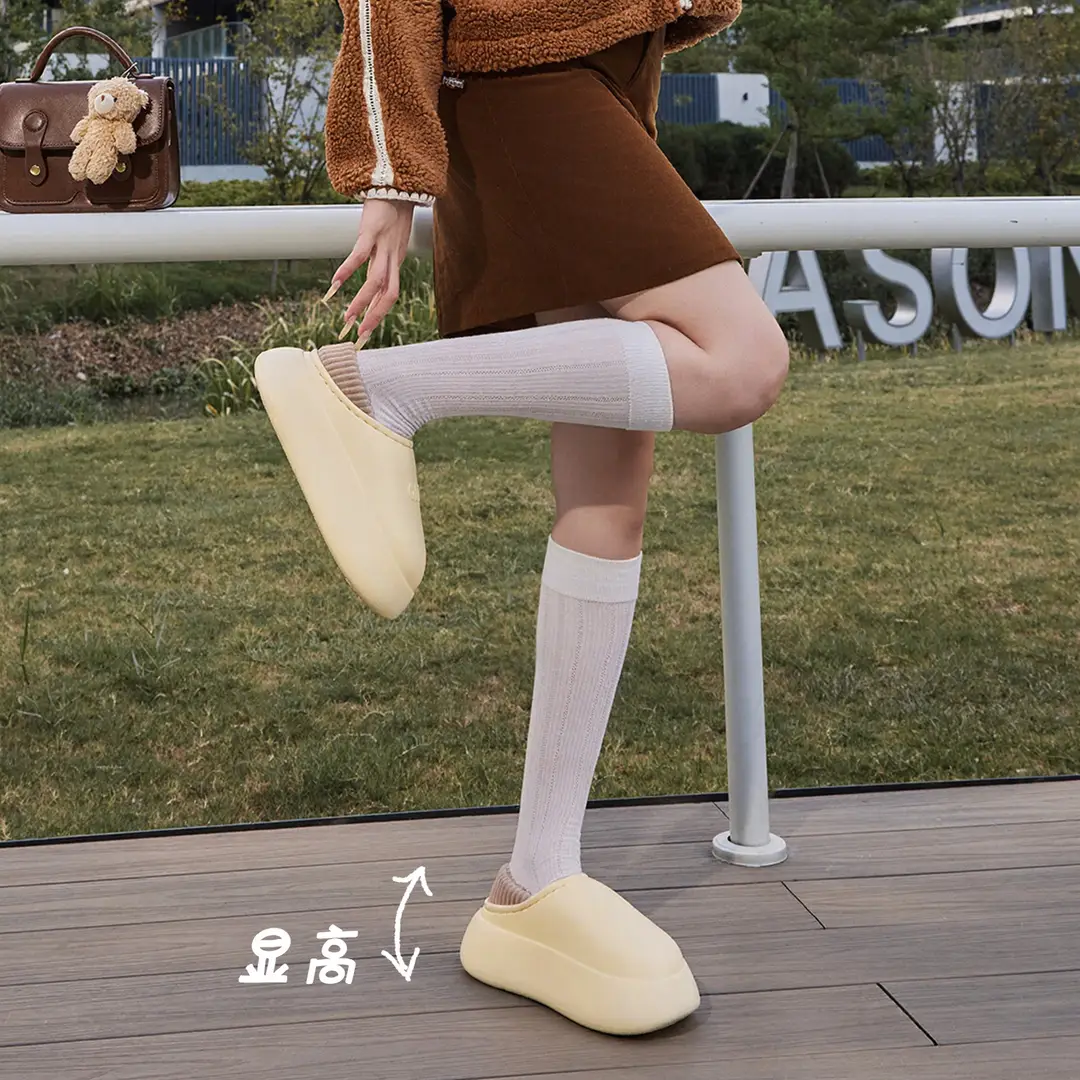 Waterproof Cotton Slippers for Women, Winter Warm 2025 New Indoor Home All-Inclusive Thick-Soled Outer Wear Snow Cotton Shoes - Image 9