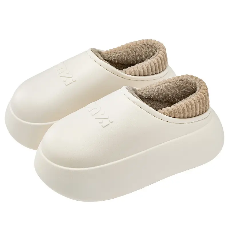Waterproof Cotton Slippers for Women, Winter Warm 2025 New Indoor Home All-Inclusive Thick-Soled Outer Wear Snow Cotton Shoes - Image 10
