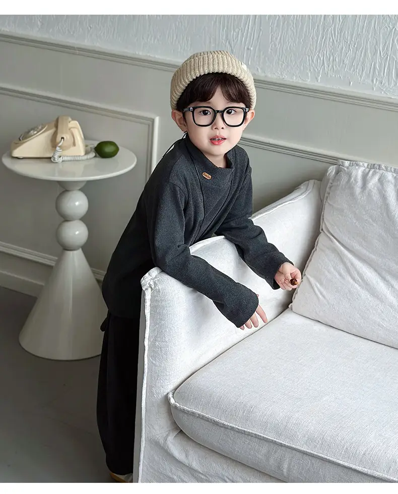 Boys Long Sleeve Thermal Shirt White Winter 2025 — feature 10