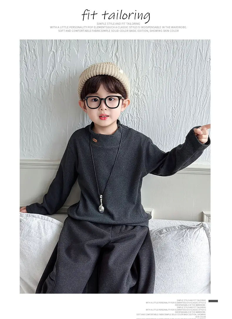 Boys Long Sleeve Thermal Shirt White Winter 2025 — feature 7