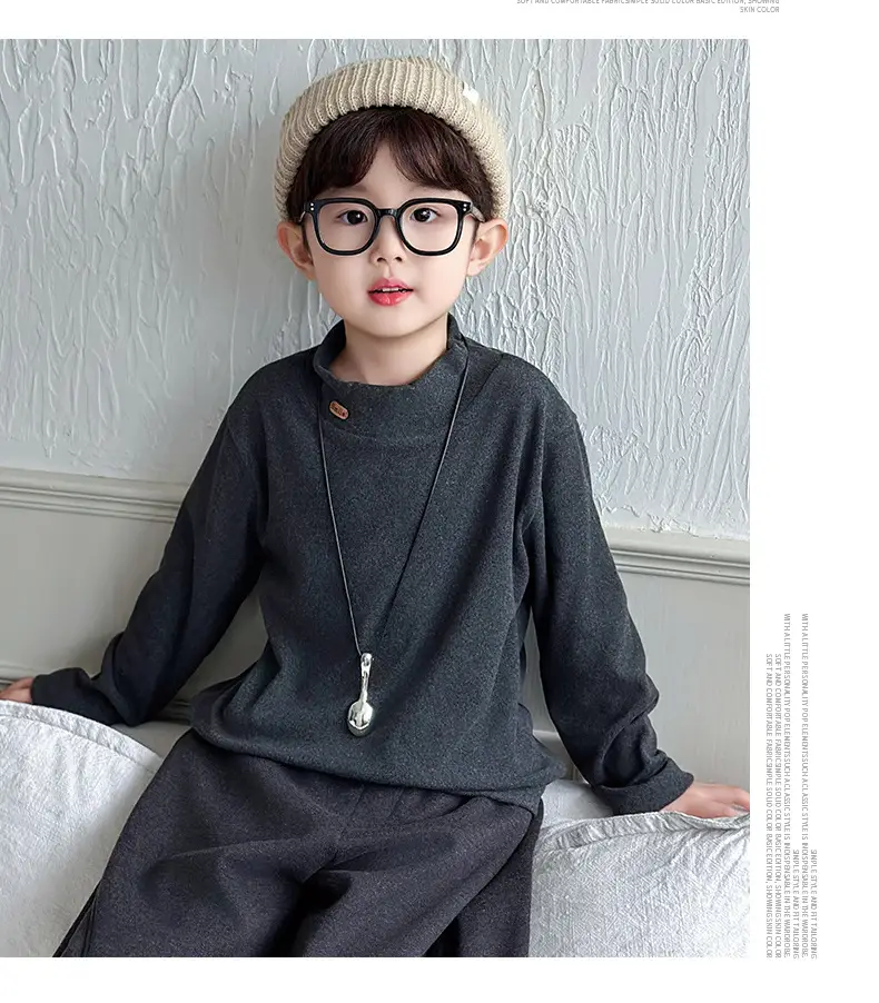Boys Long Sleeve Thermal Shirt White Winter 2025 — feature 8