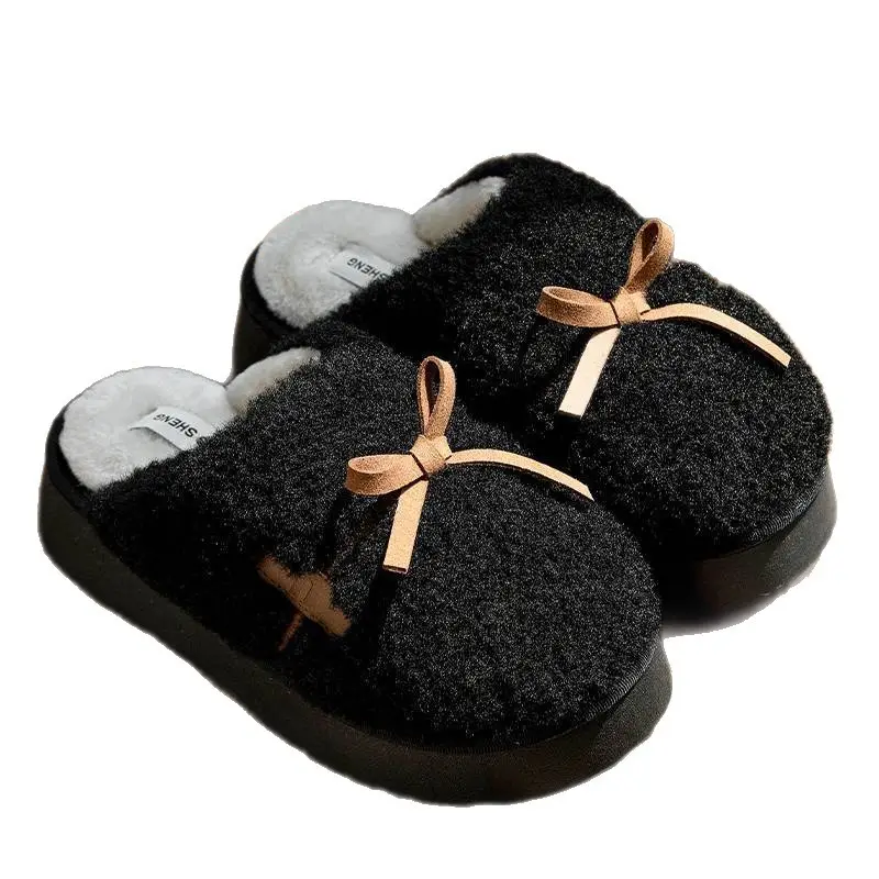 Warm Fleece Lined Slippers for Women Winter Comfort