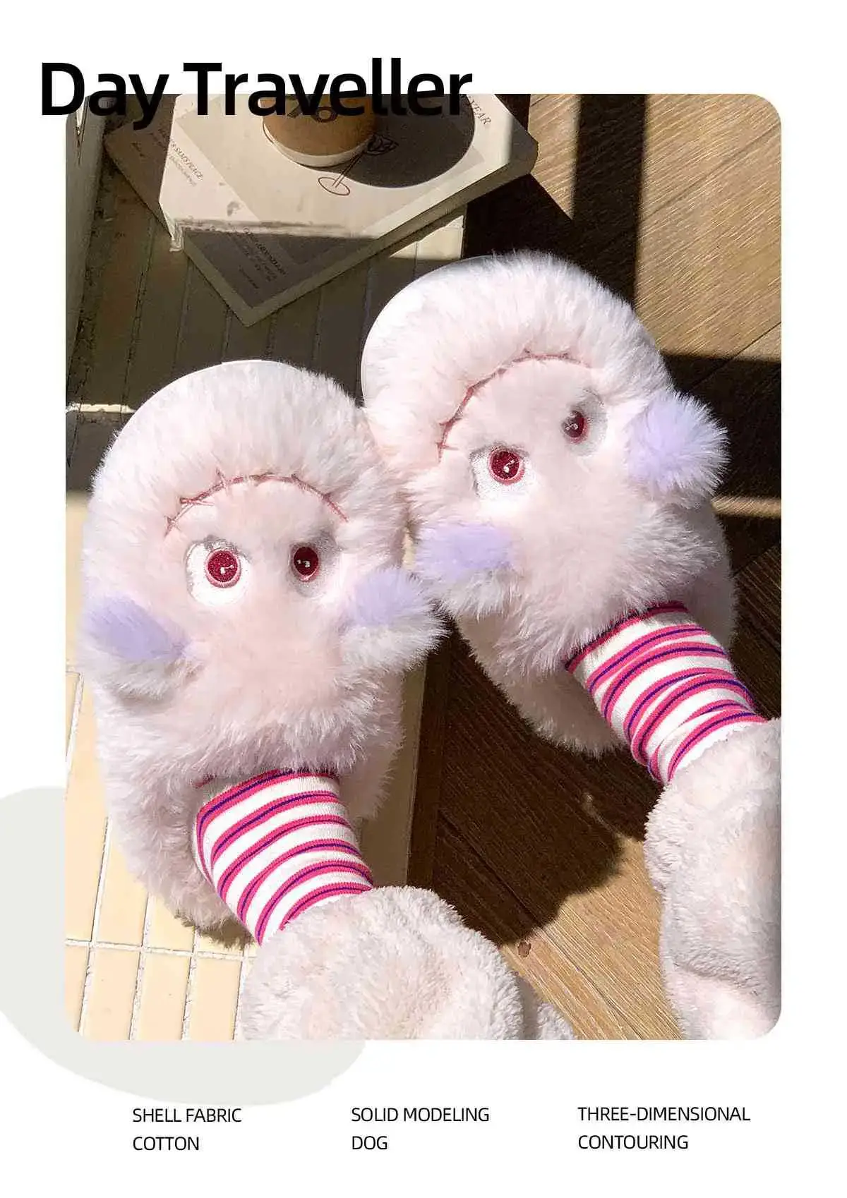 2025 Cartoon Fluffy Slippers for Home & Outdoor Wear — feature 4