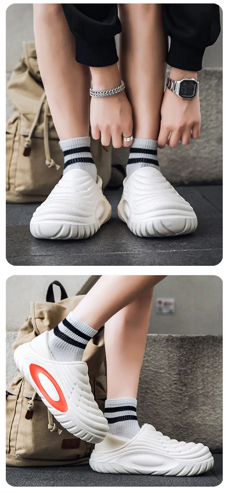 Cross-Border Large Size Cotton Slippers for Men in Winter, Home Wear, Velvet Warm Cotton Shoes, Sports Waterproof Bags and Couple Slippers — feature 12
