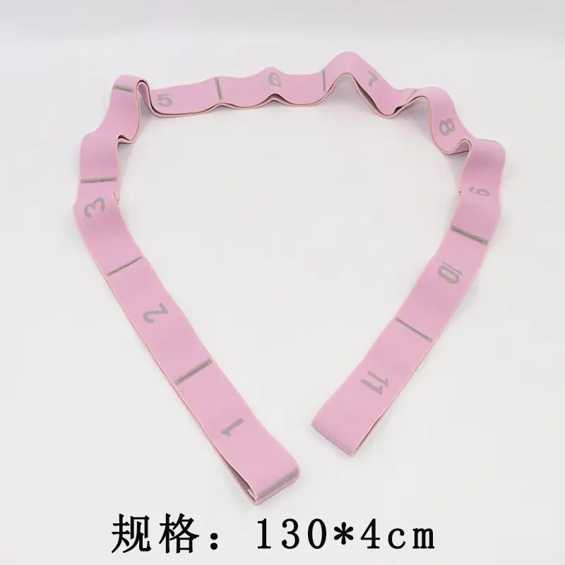 Digital Yoga Belt Tools and Supplies Stretching Belt Shoulder Strap Open Back Ulette Dance Training Elastic Band Resistance Band