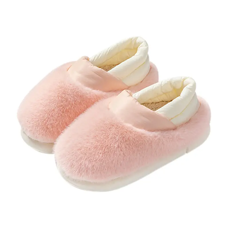 Warm Plush Cotton Slippers for Women Winter - Image 2