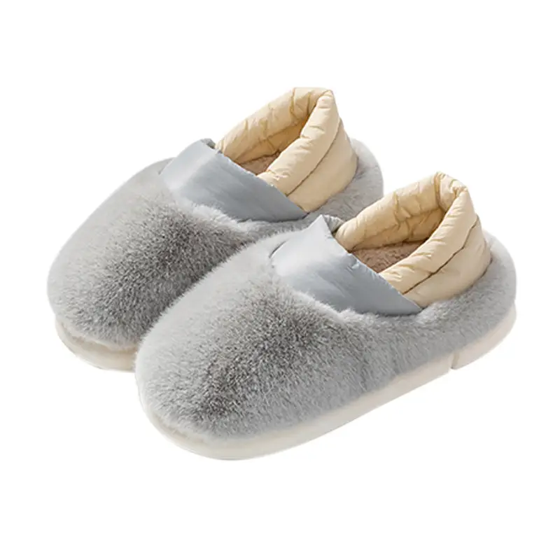 Warm Plush Cotton Slippers for Women Winter - Image 4