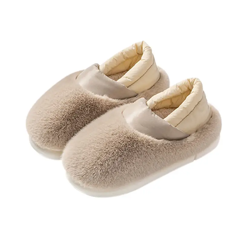 Warm Plush Cotton Slippers for Women Winter - Image 5