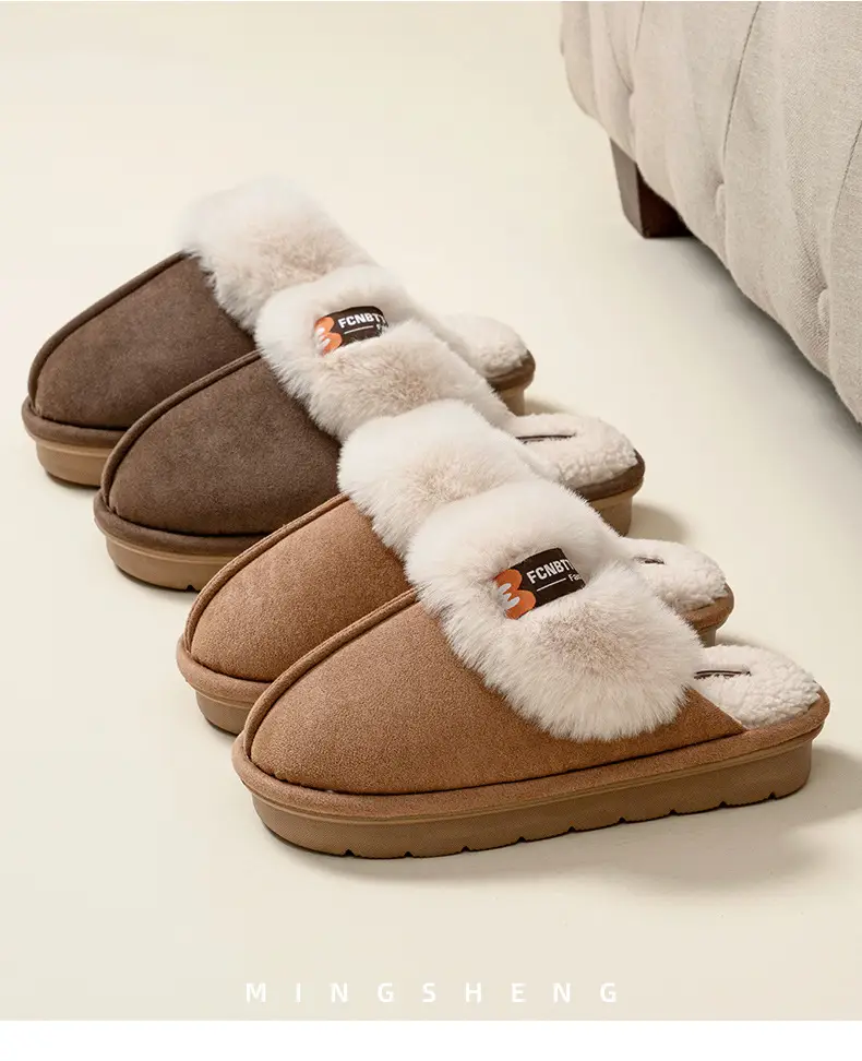 2025 Winter Warm Slippers Solid Color Unisex — feature 5