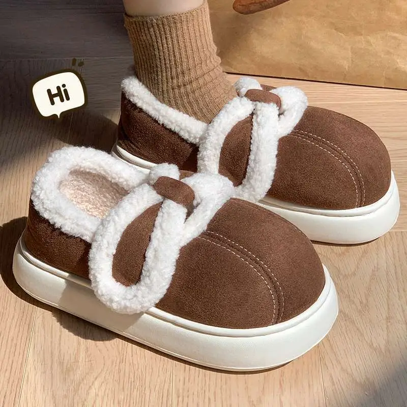 2025 Winter Bow Slippers with Thick Soft Sole - Image 8