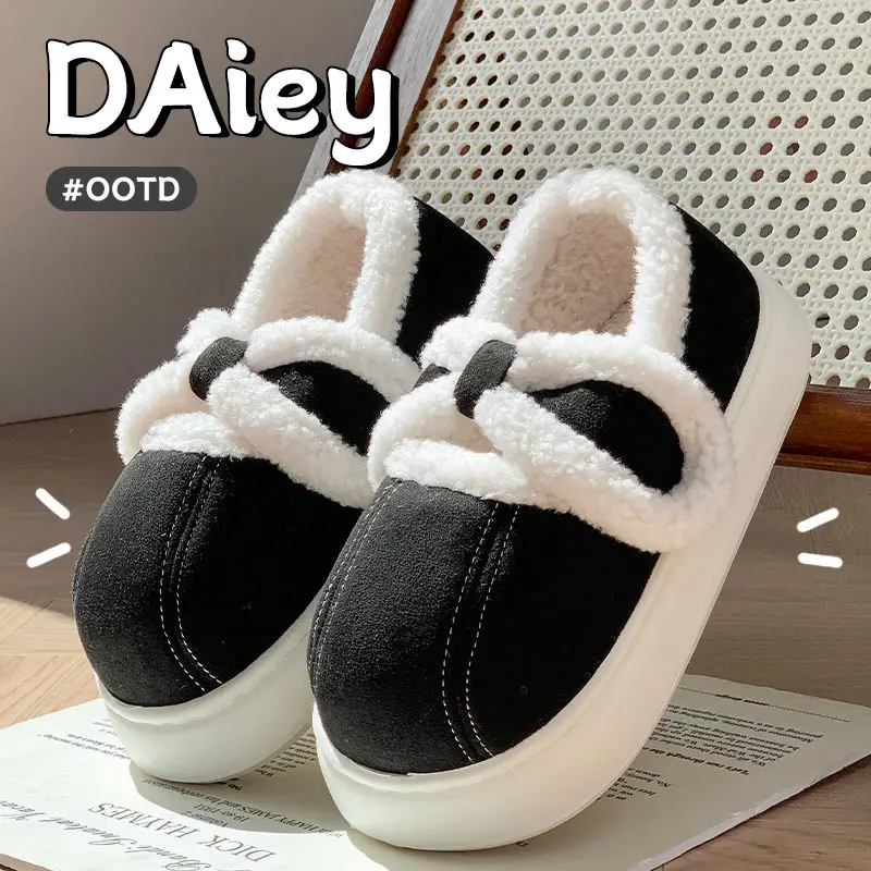 2025 Winter Bow Slippers with Thick Soft Sole - Image 4