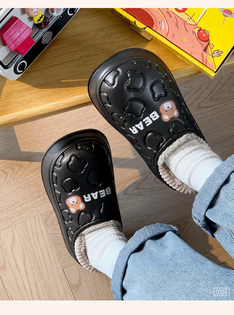 Winter Bear X Cotton Slippers for Women Warm Soft Indoor — feature 10
