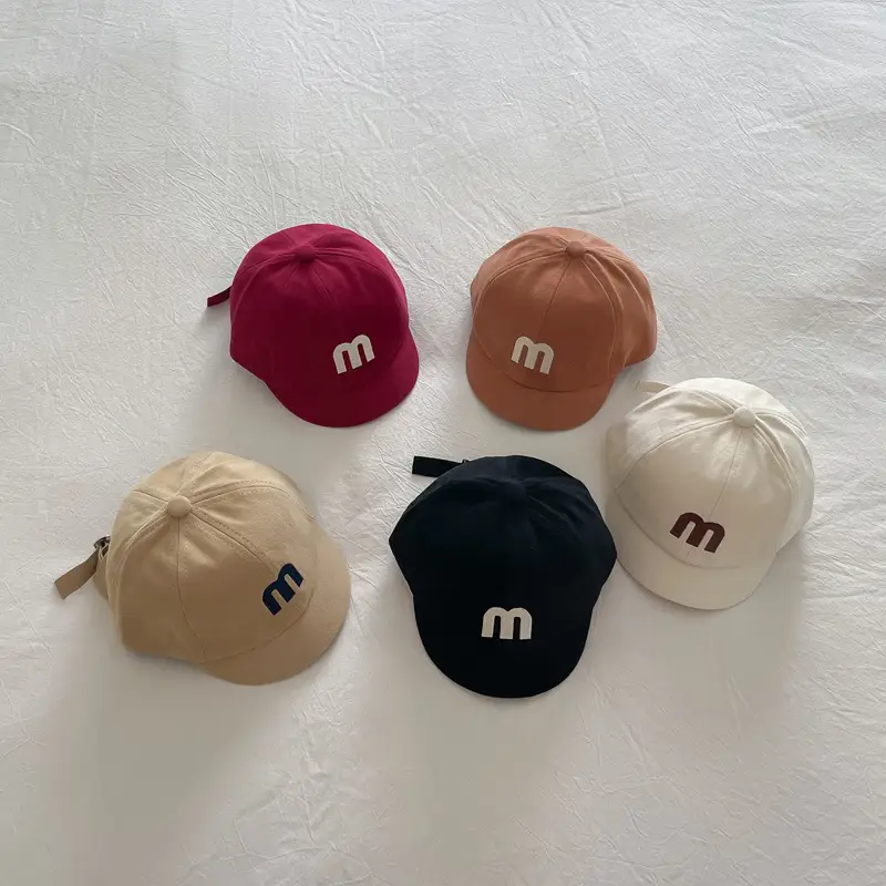 Blue Korean Style Baseball Cap for Baby Boys Girls
