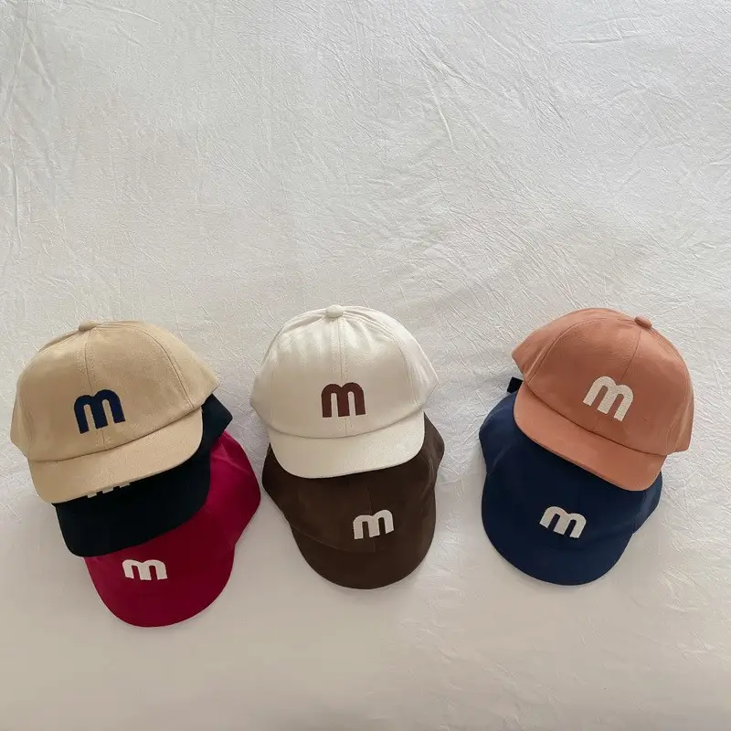 Blue Korean Style Baseball Cap for Baby Boys Girls