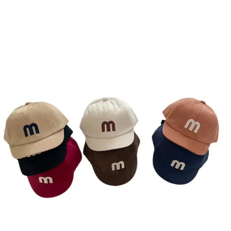Blue Korean Style Baseball Cap for Baby Boys Girls