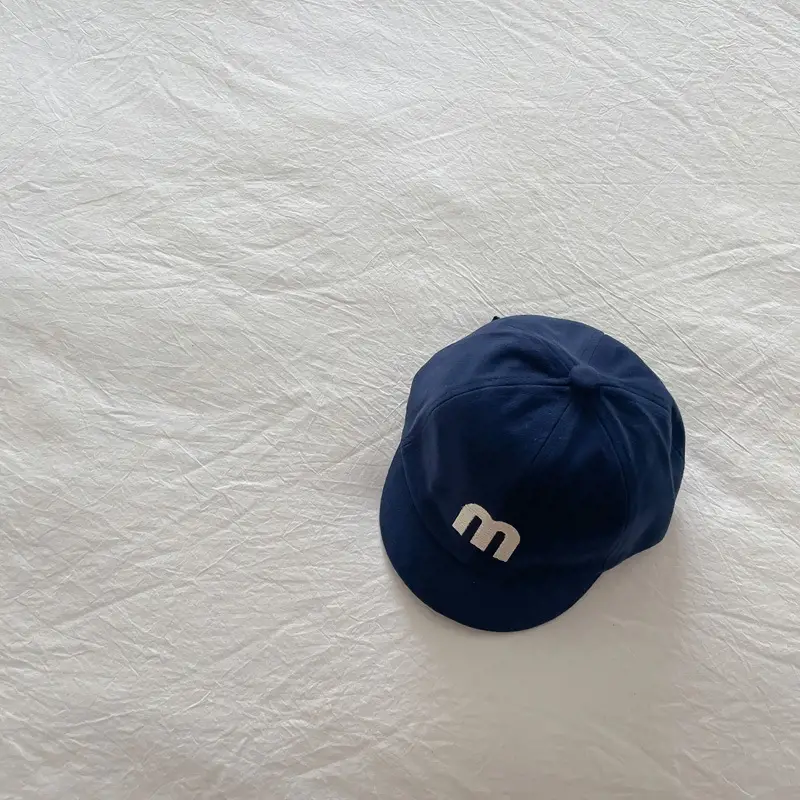 Blue Korean Style Baseball Cap for Baby Boys Girls
