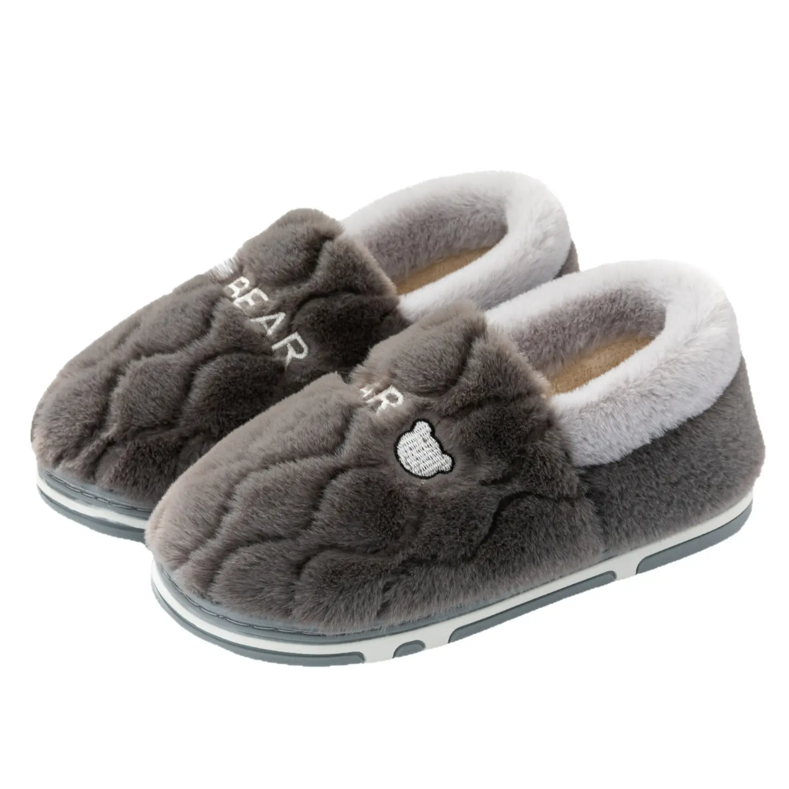 Women Winter Fleece Slippers Yellow Anti-Slip - Image 8