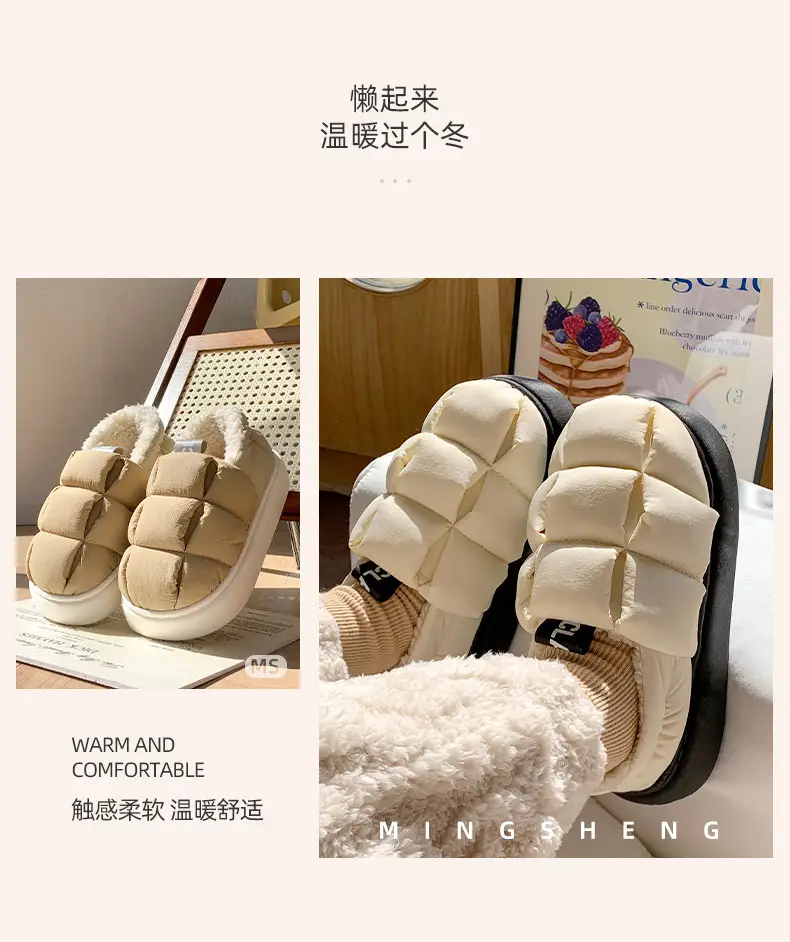 Warm Fleece Slippers for Women with Fleece Lining — feature 5