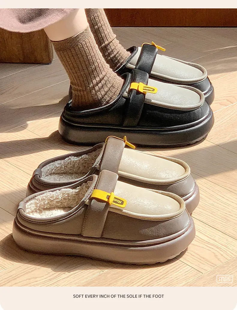 2025 Winter Cotton Slippers Women Warm Fleece Lined — feature 12