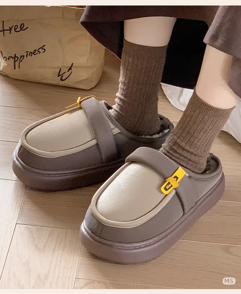 2025 Winter Cotton Slippers Women Warm Fleece Lined — feature 7