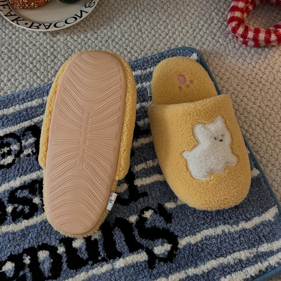 Nanbowan Non-Slip Floor Cotton Slippers for Women's Home Indoor Warm Lightweight Soft Thick-Soled Cotton Slippers Winter Wholesale - Image 5